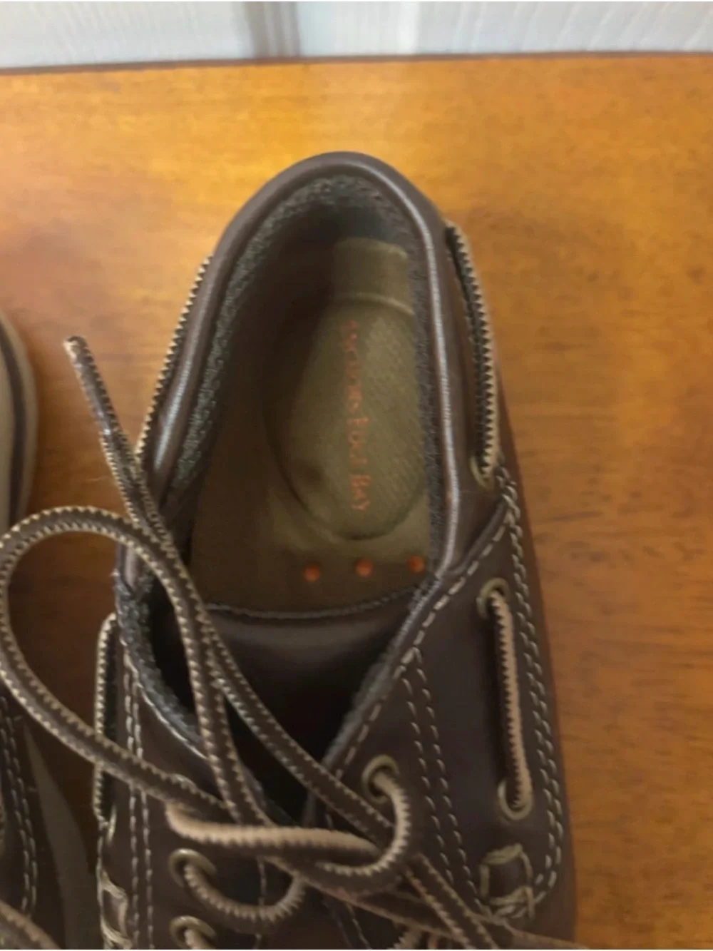 Children’s Classic Brown Leather Boat Shoes